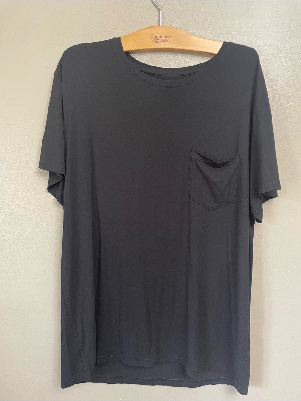 Cozy Earth Men's Large Bamboo Stretch-Knit Lounge Tee comfort unisex style